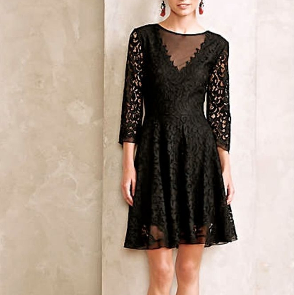 Saylor Zenaida Lace Mini Dress